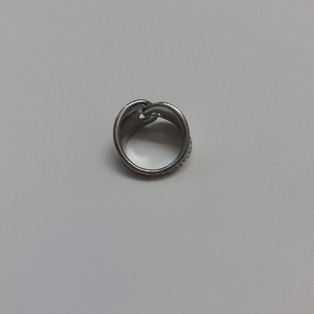 NWT Swarovski Guardian Rhodium Plated Crystal Ring - Picture 3 of 10